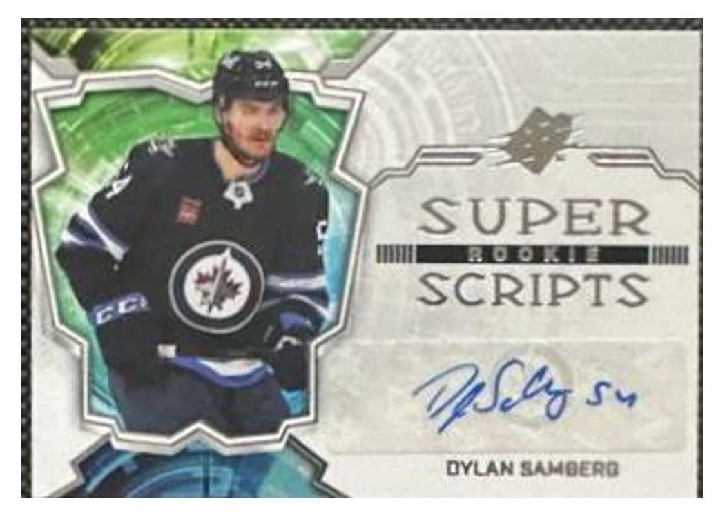 2022-23 SPx Rookie Superscripts Dylan Samberg #SSR-DS card