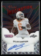 2025 Leaf Vivid Pure Imagination Autographs Dylan Sampson #PA-DS1 card