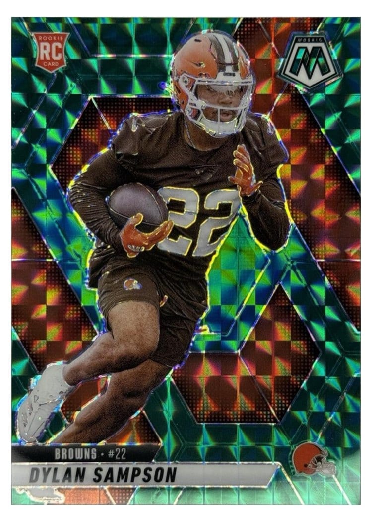 2025 Panini Mosaic Base Set Dylan Sampson #355 card