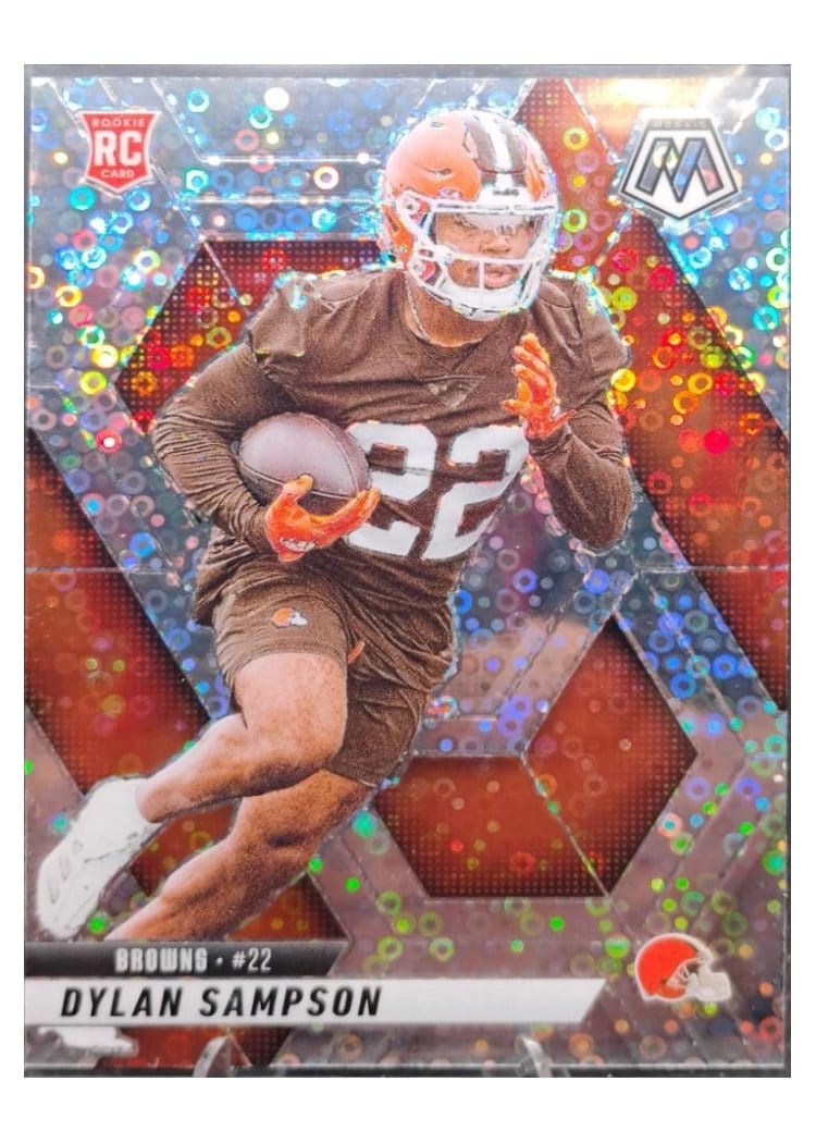 2025 Panini Mosaic Base Set Dylan Sampson No Huddle Silver #355 card