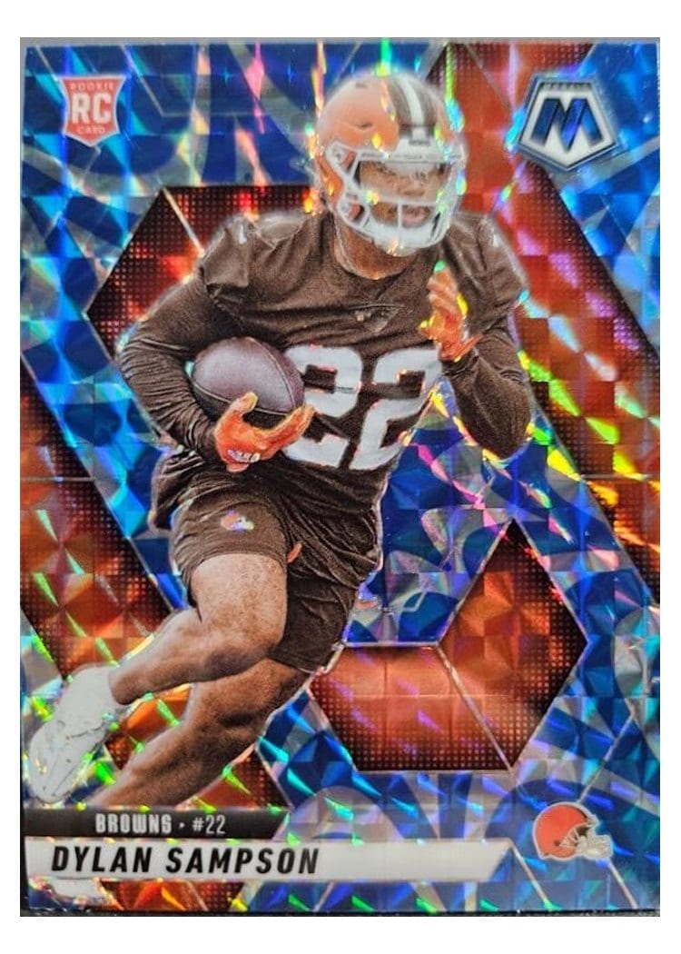 2025 Panini Mosaic Base Set Dylan Sampson Reactive Blue #355 card