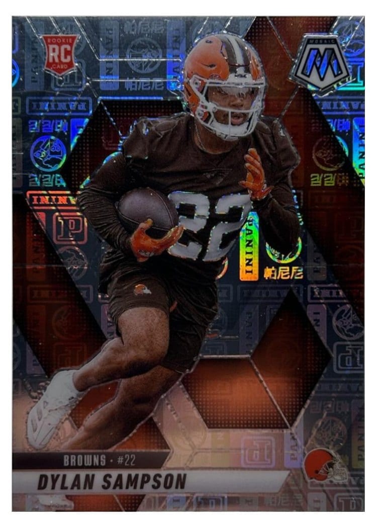 2025 Panini Mosaic Base Set Dylan Sampson #355 card