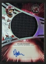 2025 Bowman University Best Prospect Jumbo Relic Autographs Refractor Dylan Stewart #JRA-DS card
