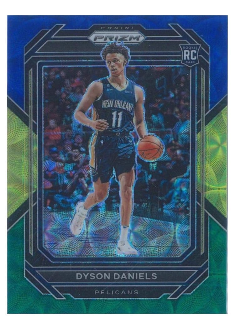 2022-23 Panini Prizm Base Set Dyson Daniels Choice Blue Prizm #233 card