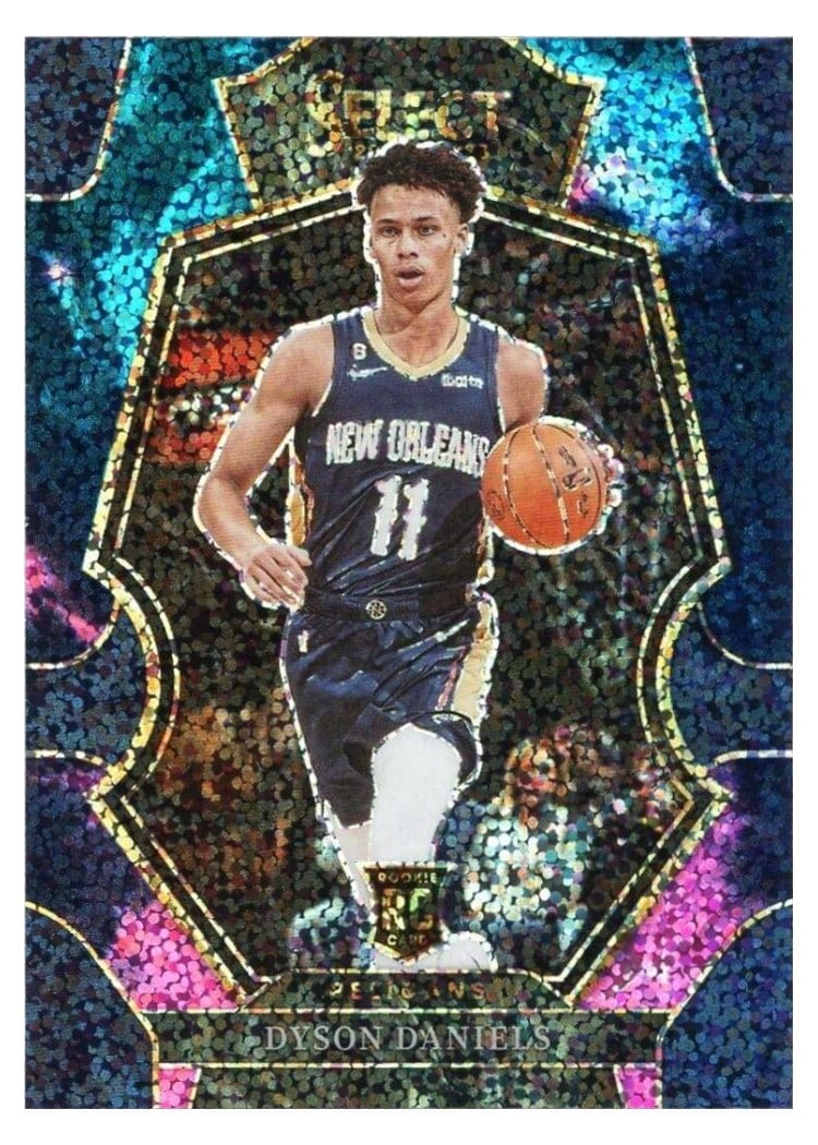2022-23 Panini Select Base Set Dyson Daniels Cosmic Prizm #172 card