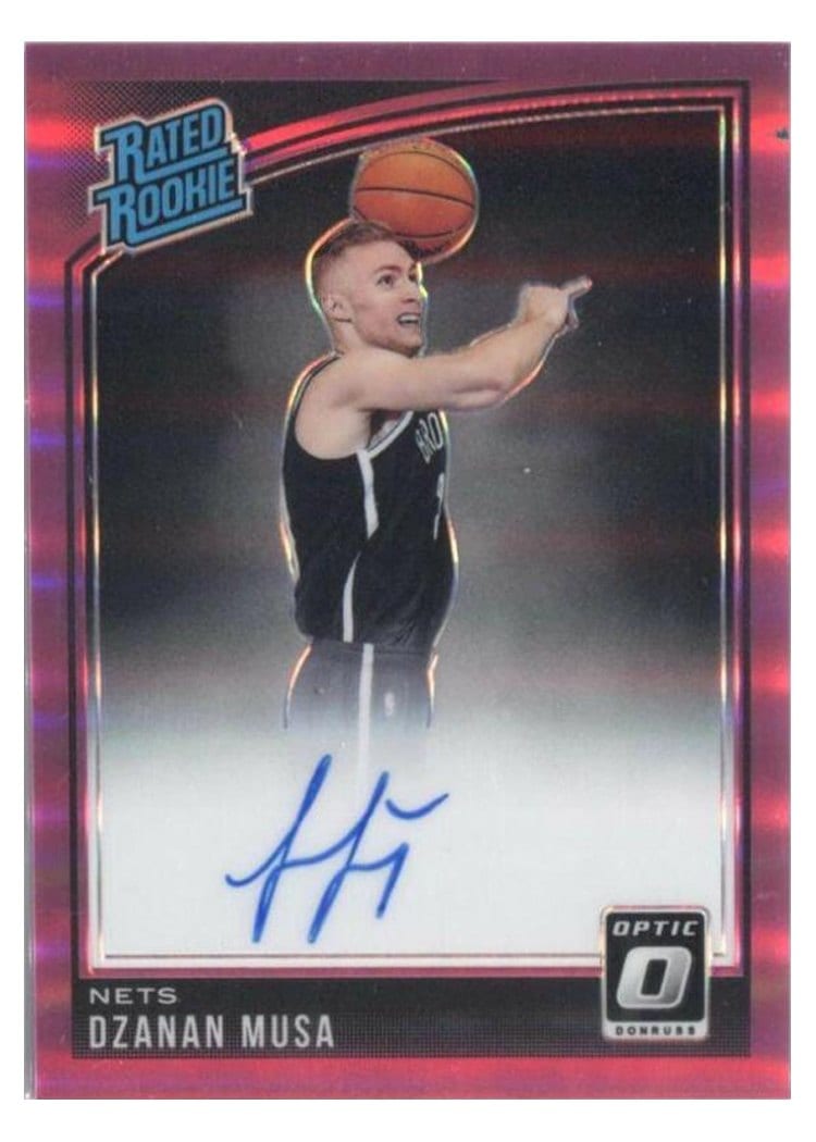 2018-19 Donruss Optic Base Set Dzanan Musa #187 card
