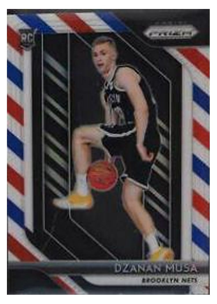 2018-19 Panini Prizm Base Set Dzanan Musa #198 card