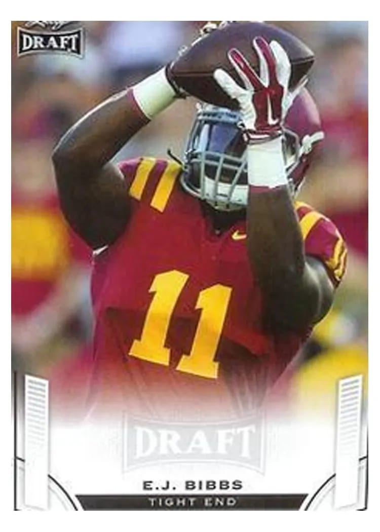 2015 Leaf Draft E.J. Bibbs #22 card