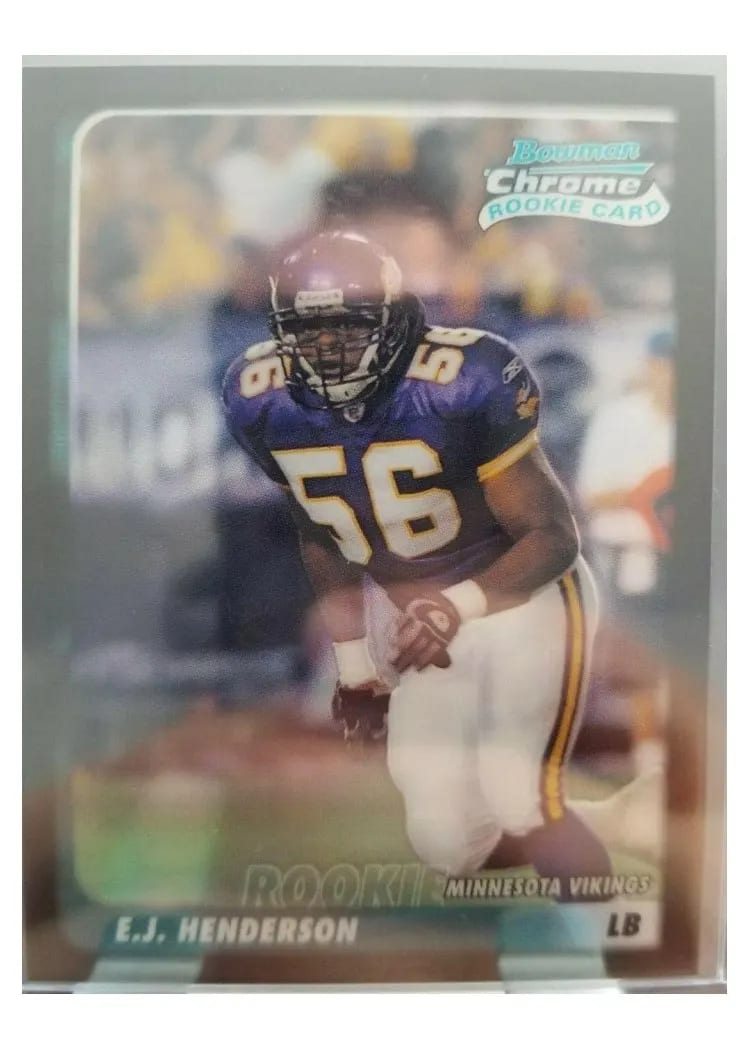 2003 Bowman Chrome E.J. Henderson #143 card