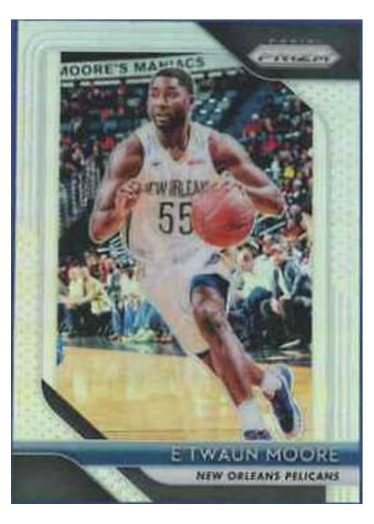 2018-19 Panini Prizm Base Set E'Twaun Moore #147 card