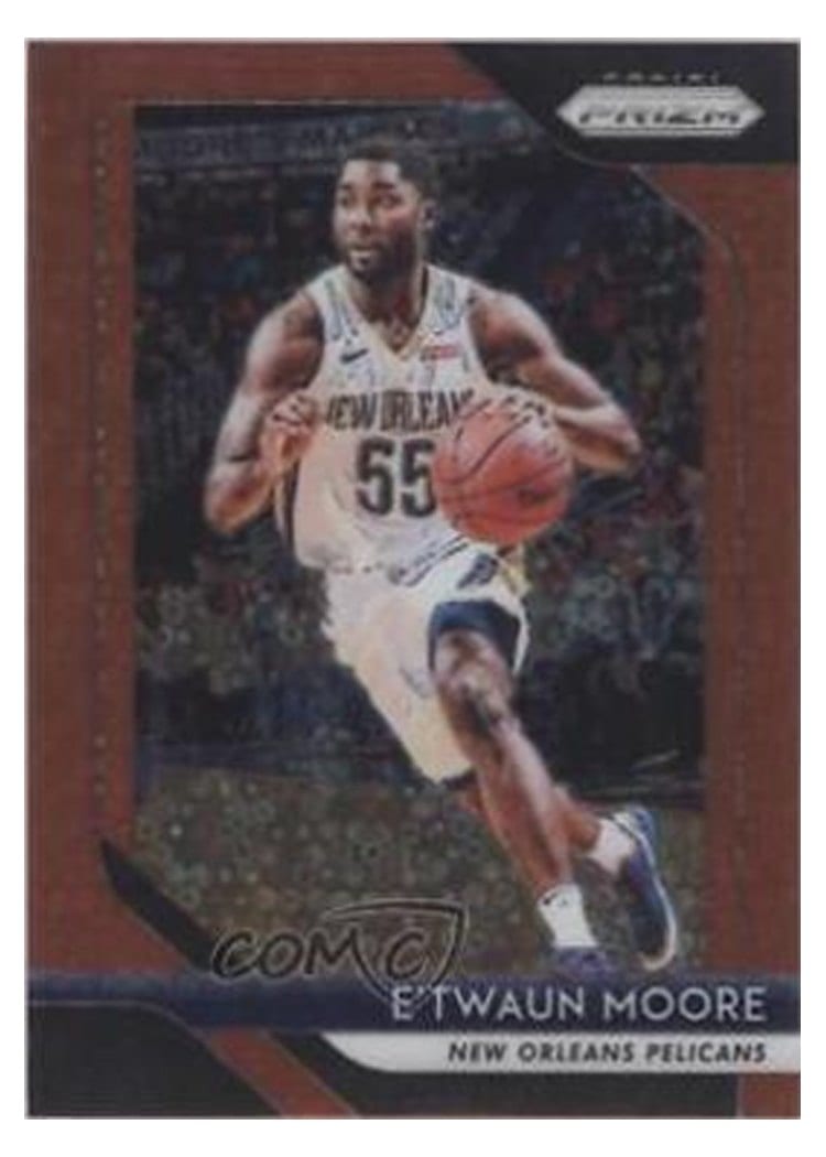2018-19 Panini Prizm Base Set E'Twaun Moore #147 card