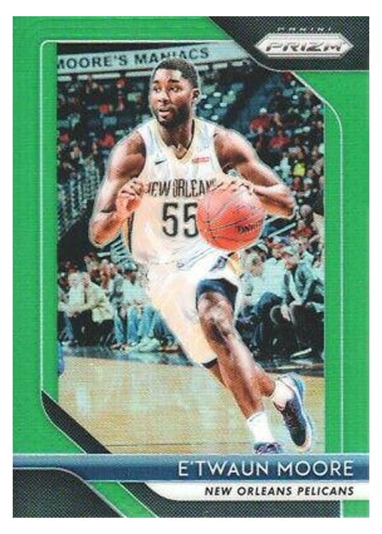 2018-19 Panini Prizm Base Set E'Twaun Moore #147 card