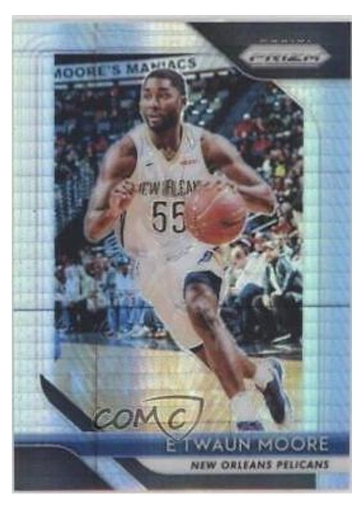 2018-19 Panini Prizm Base Set E'Twaun Moore #147 card