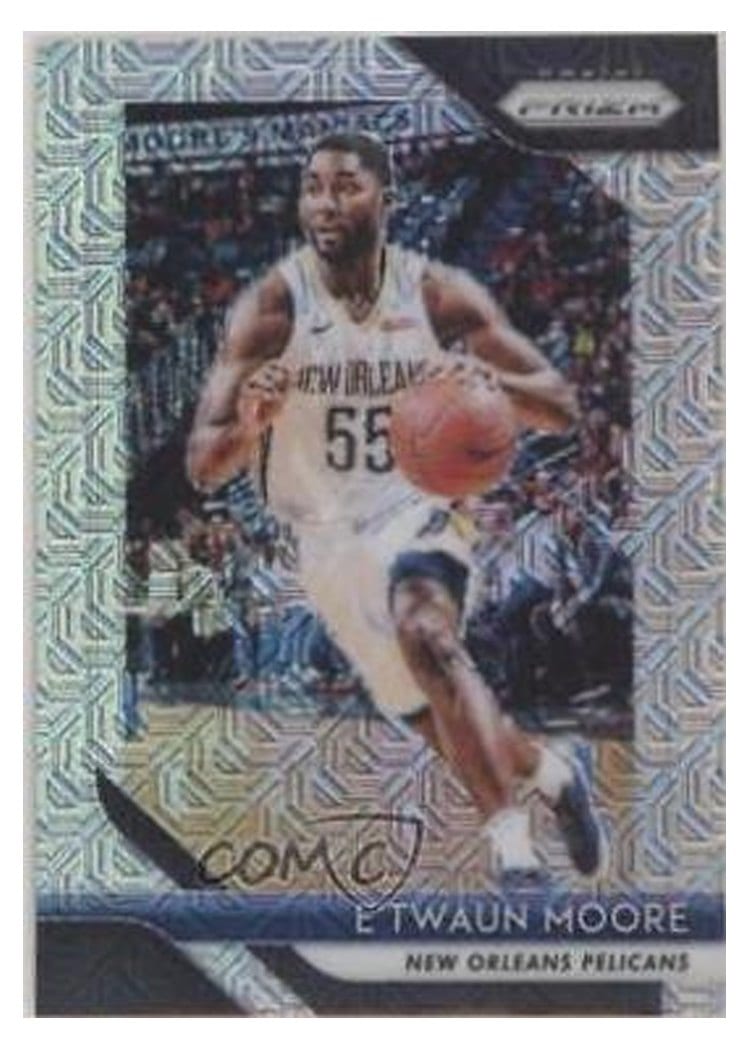 2018-19 Panini Prizm Base Set E'Twaun Moore Mojo Prizm #147