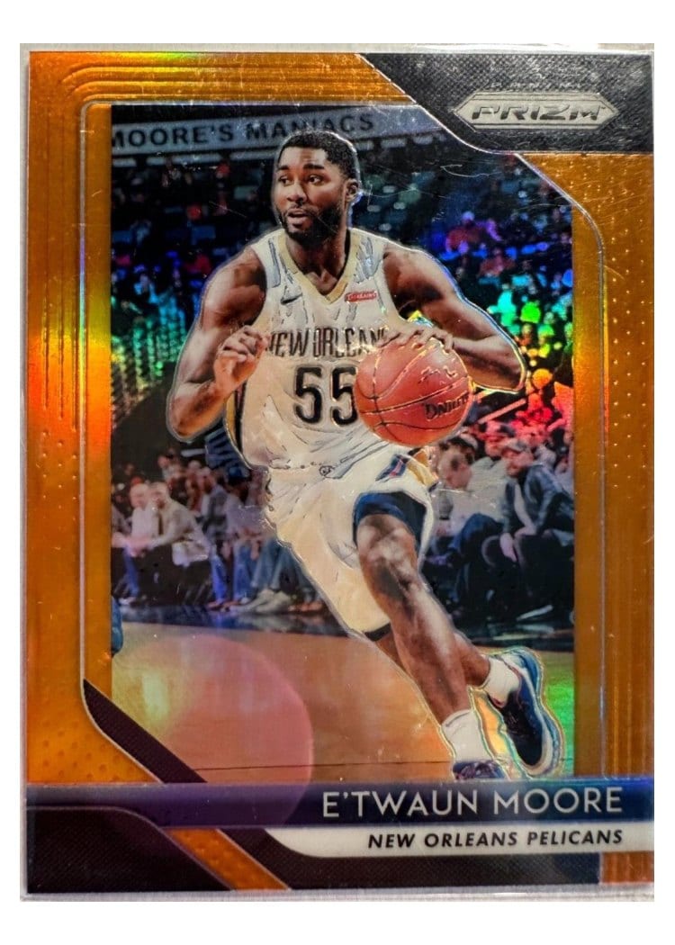 2018-19 Panini Prizm Base Set E'Twaun Moore #147 card