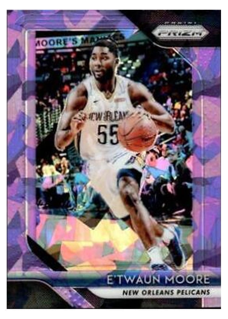2018-19 Panini Prizm Base Set E'Twaun Moore #147 card