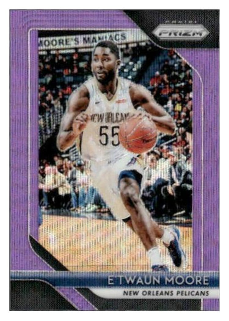 2018-19 Panini Prizm Base Set E'Twaun Moore #147 card