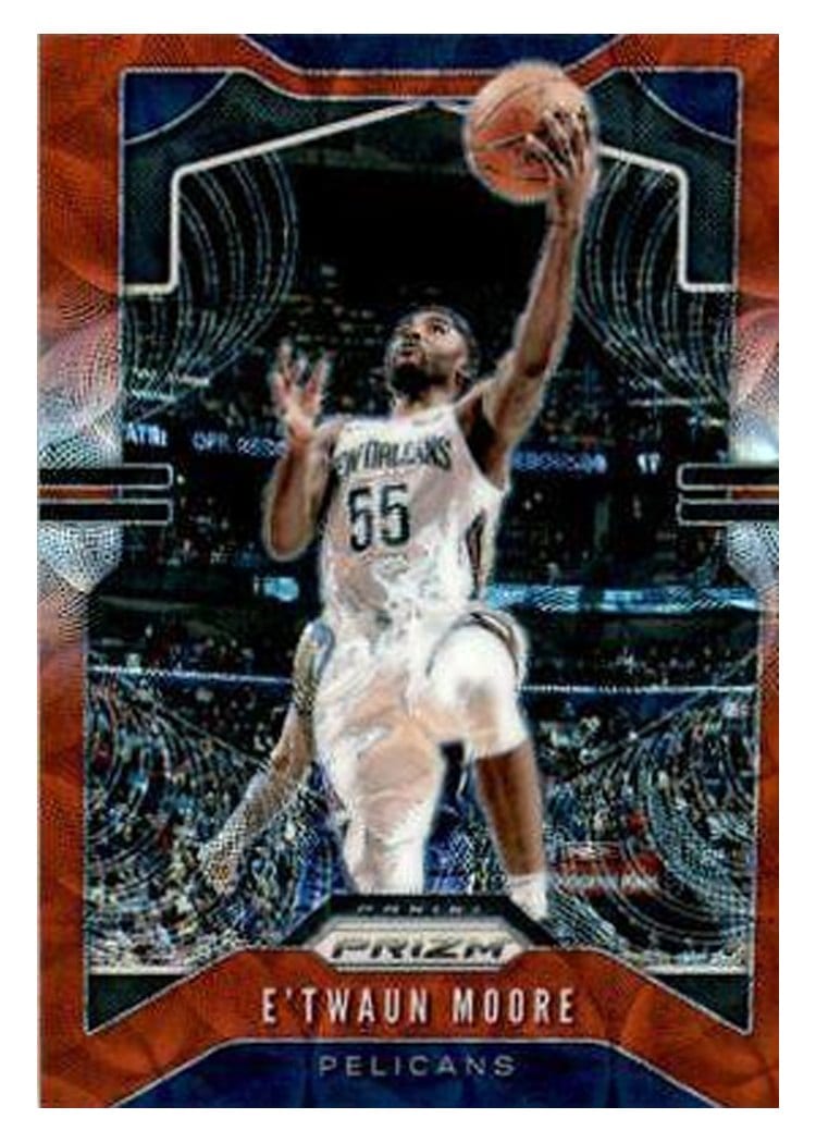 2019-20 Panini Prizm Base Set E'Twaun Moore #174 card