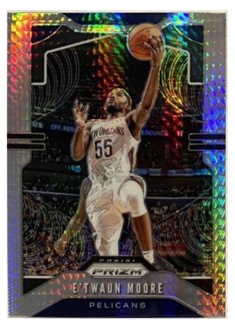 2019-20 Panini Prizm Base Set E'Twaun Moore #174 card