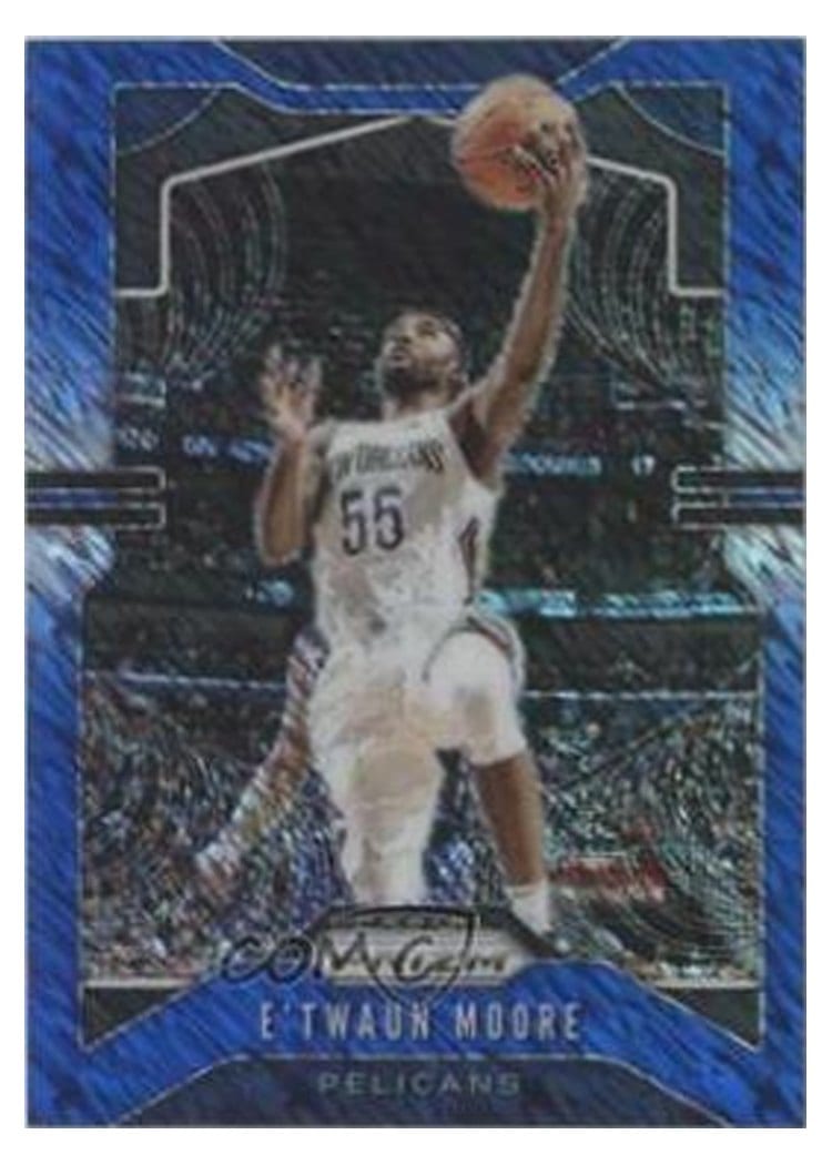 2019-20 Panini Prizm Base Set E'Twaun Moore #174 card