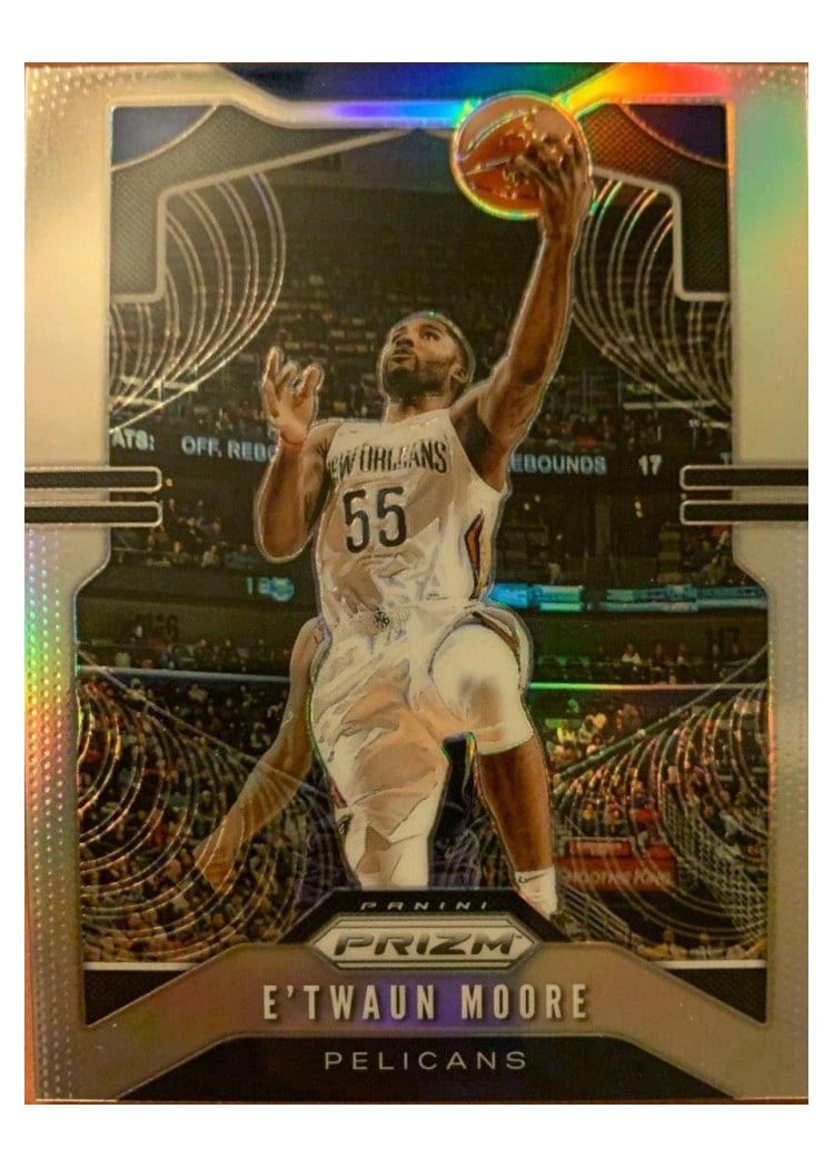2019-20 Panini Prizm Base Set E'Twaun Moore #174 card