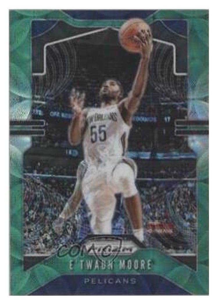 2019-20 Panini Prizm Base Set E'Twaun Moore #174 card