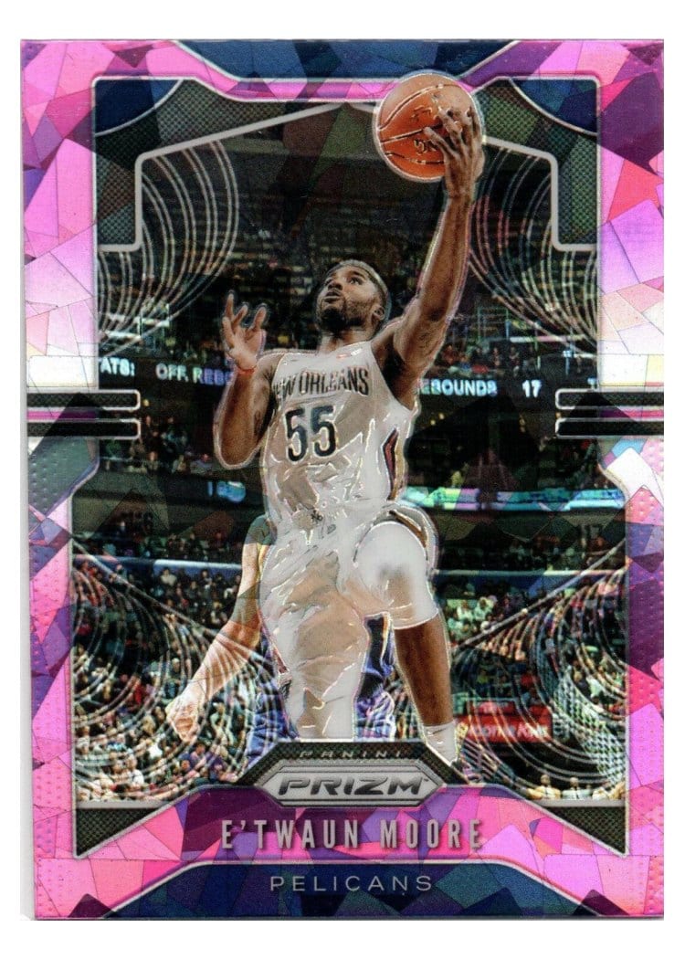 2019-20 Panini Prizm Base Set E'Twaun Moore #174 card