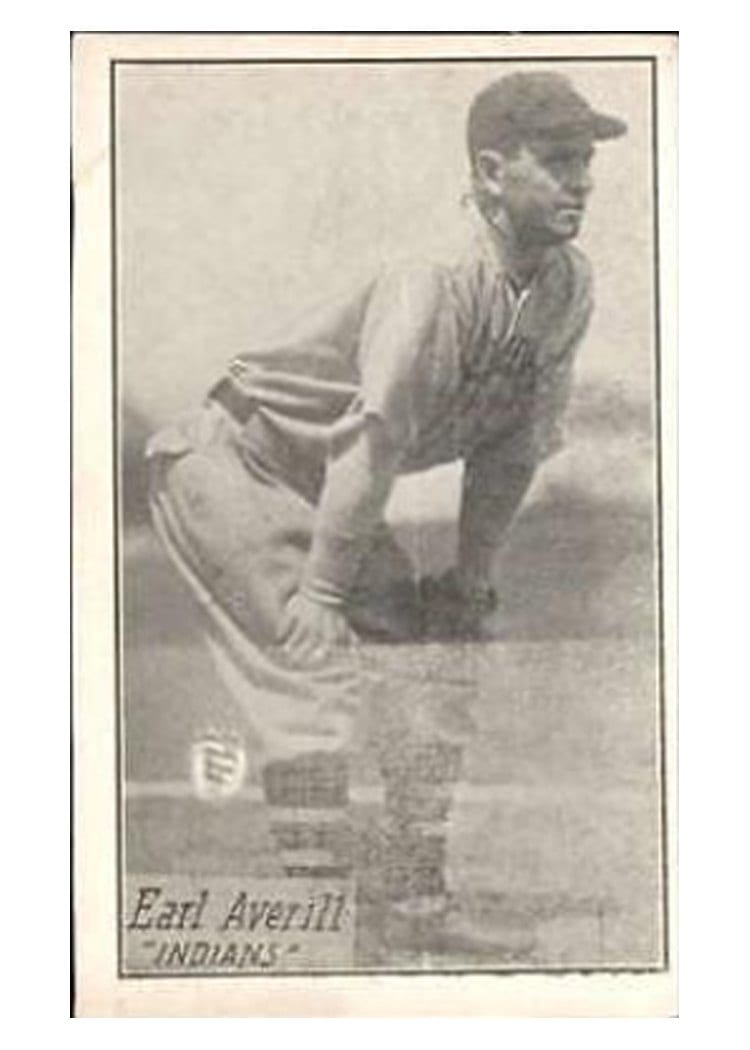 1929 R315 Earl Averill card