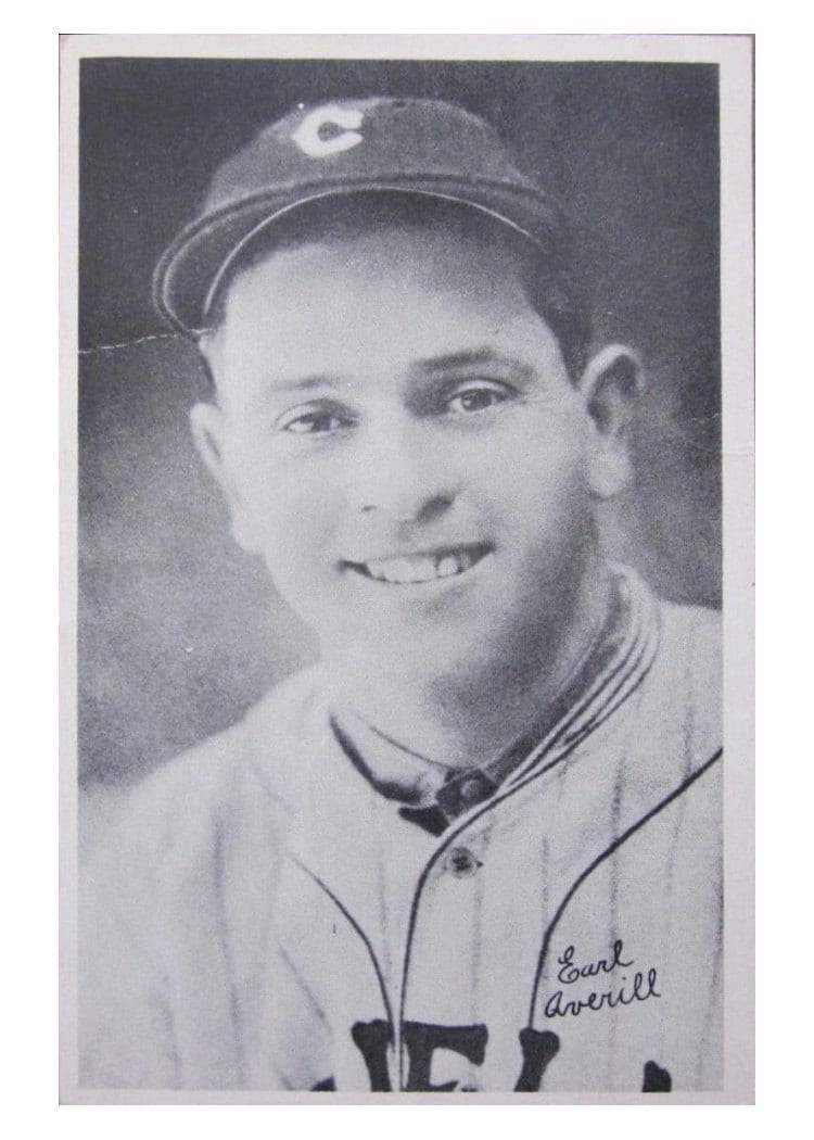 1936 National Chicle Fine Pens Earl Averill card
