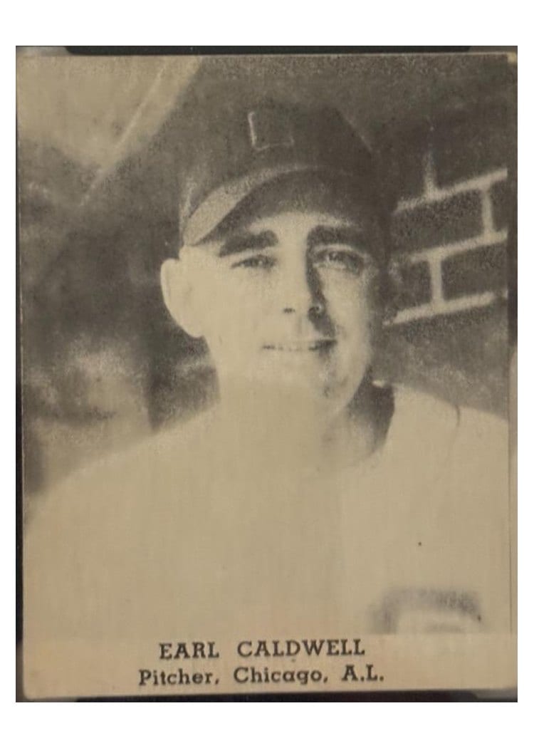 1947 Tip Top Bread Earl Caldwell card