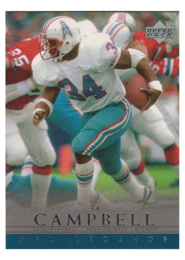 2000 Upper Deck Legends Earl Campbell #25 card