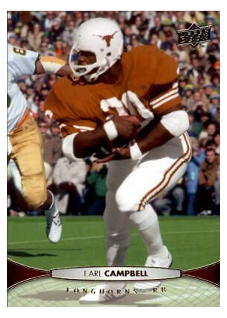 2012 Upper Deck Earl Campbell #19 card