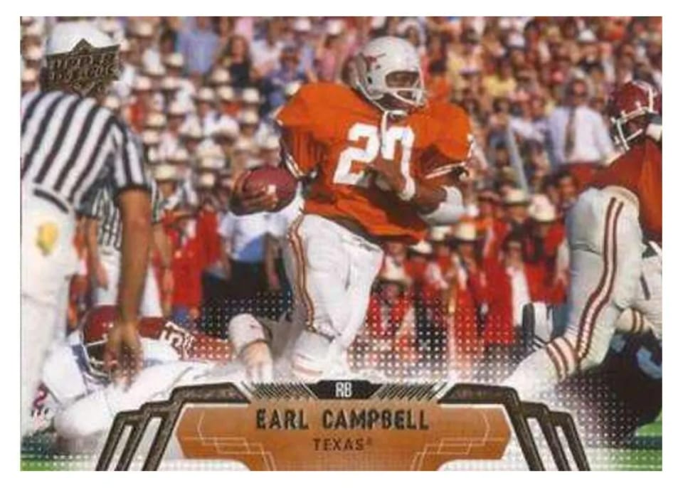 2014 Upper Deck Earl Campbell #16 card