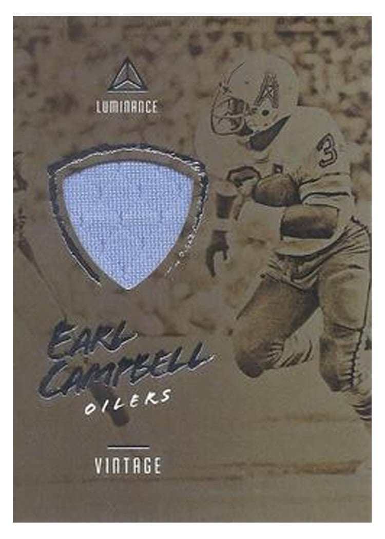 2018 Panini Luminance Vintage Materials Earl Campbell #5 card
