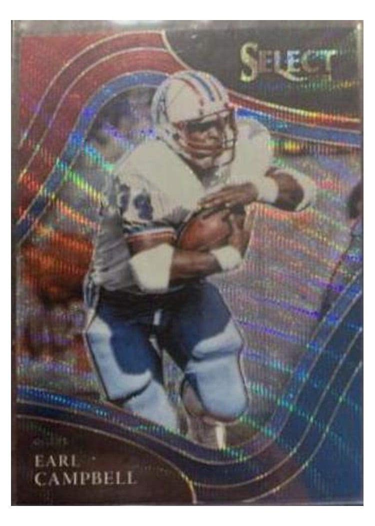 2021 Panini Select Base Set Earl Campbell #342 card