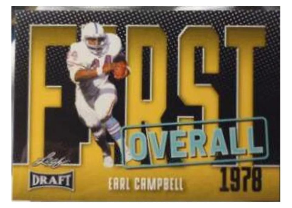 2023 Leaf Draft Earl Campbell #3 card