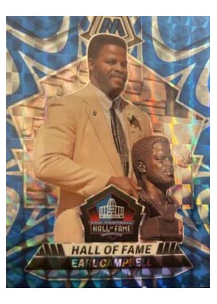 2024 Panini Mosaic Base Set Earl Campbell Blue Reactive #298 card