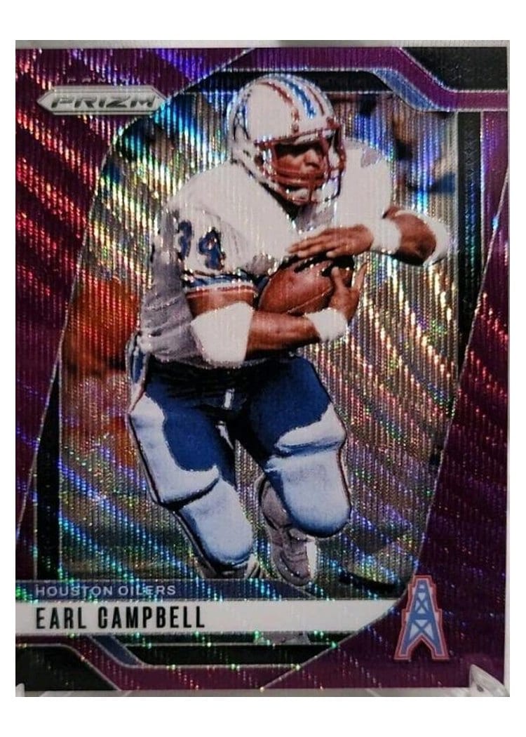 2024 Panini Prizm Base Set Earl Campbell #297 card
