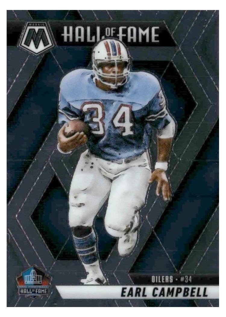 2025 Panini Mosaic Base Set Earl Campbell #294 card