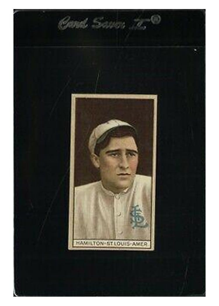 1912 T207 Brown Background Earl Hamilton card
