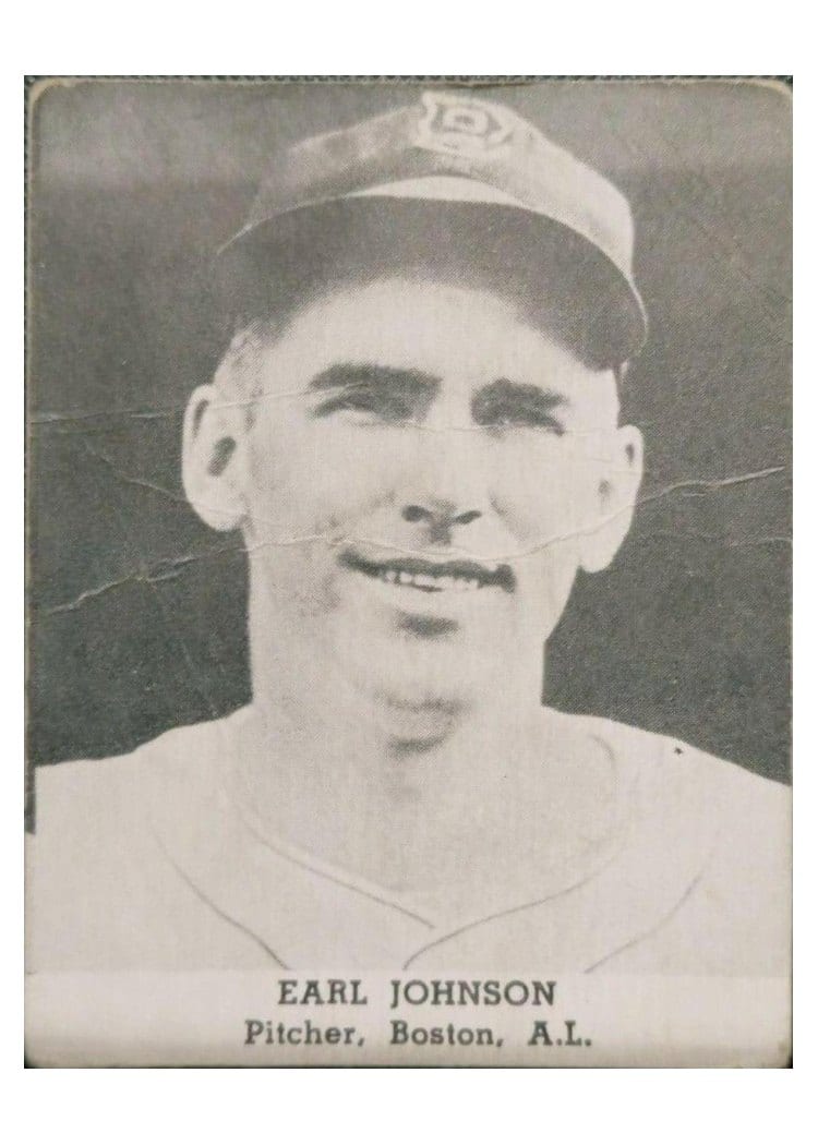 1947 Tip Top Bread Earl Johnson card