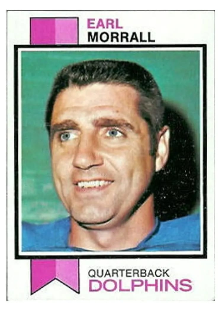 1973 Topps Earl Morrall #414 card
