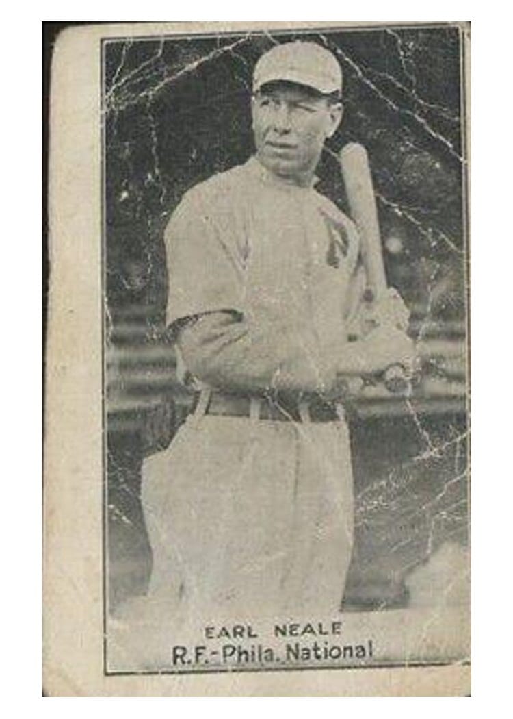 1921 E220 National Caramel Earl Neale card