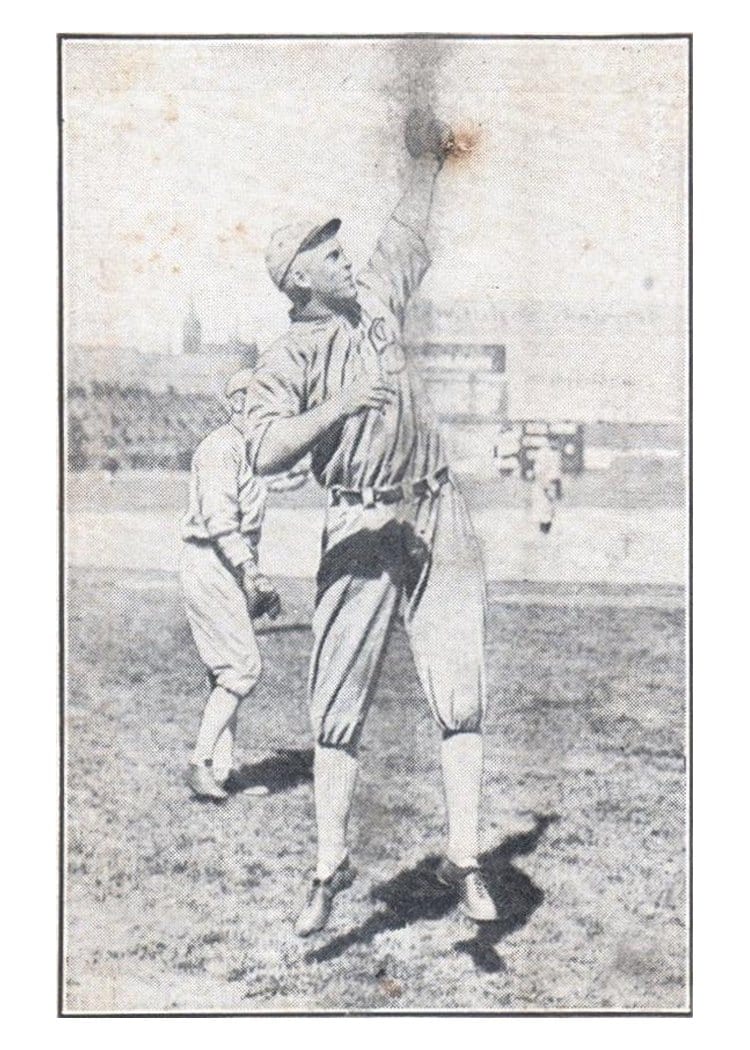 1922 E121 American Caramel Series of 120 Earl Sheely card