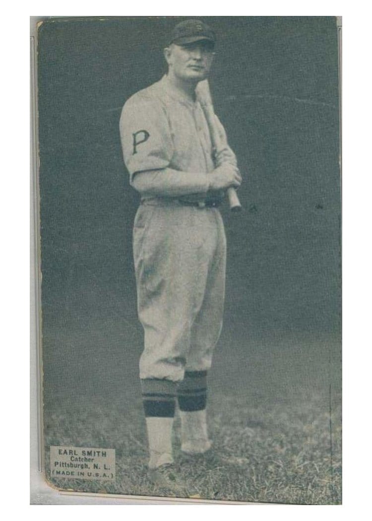 1926 Exhibits Earl Smith card