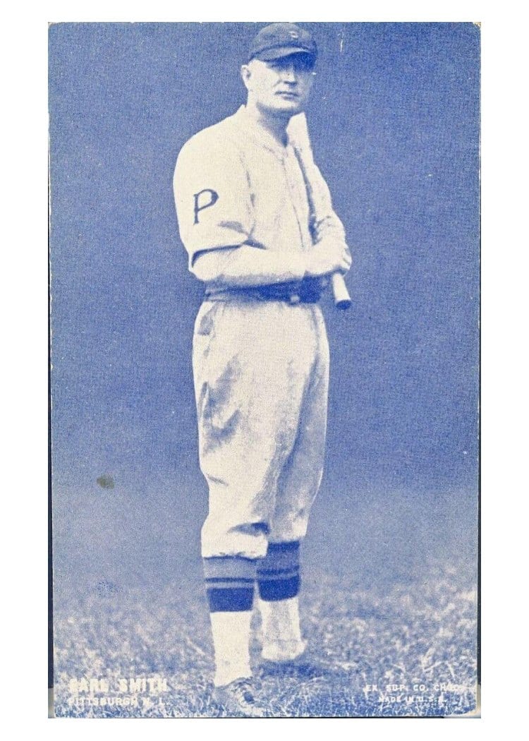 1928 Exhibits Earl Smith card