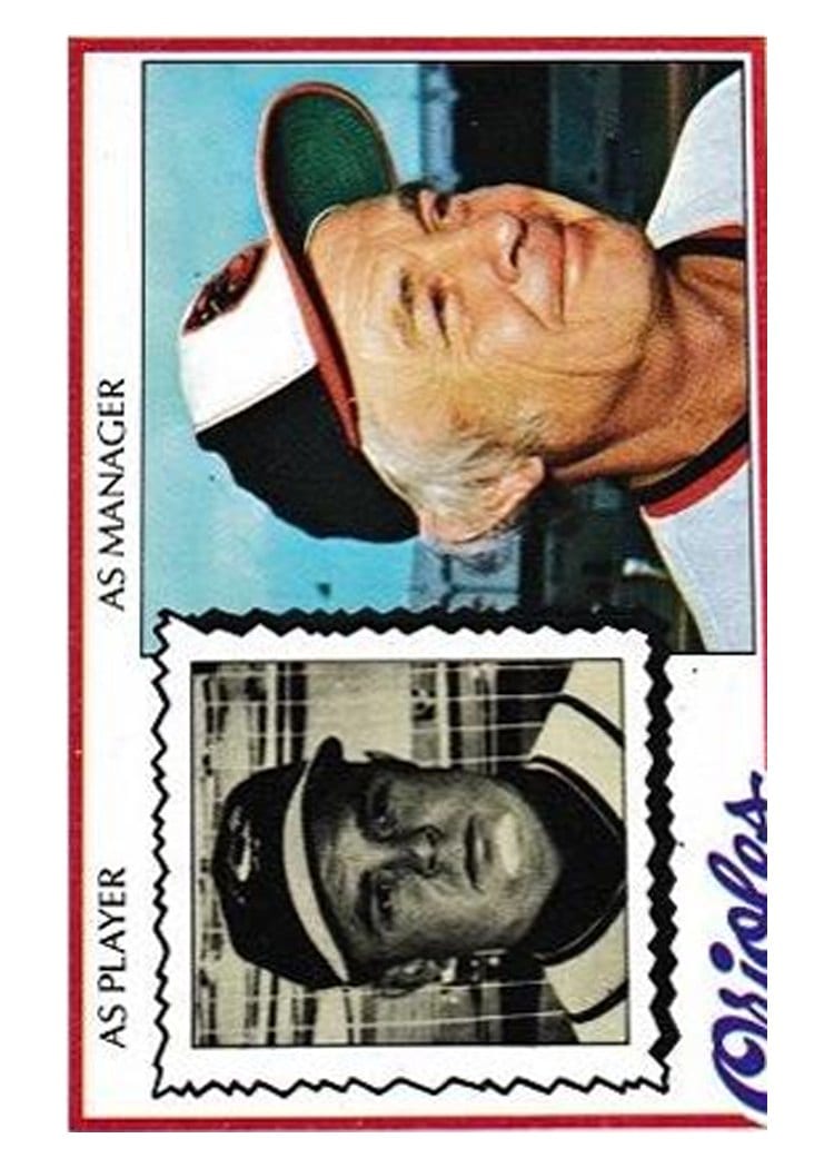 1978 Topps Earl Weaver #211 card