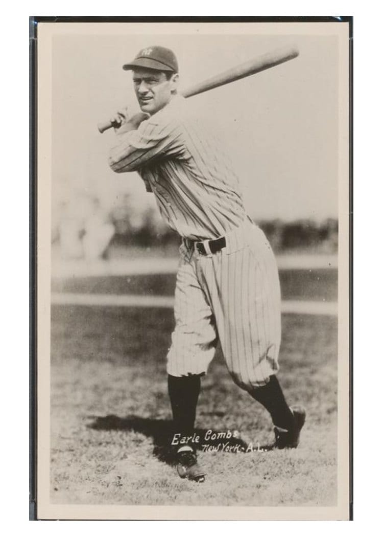 1933 Worch Cigar Earle Combs card