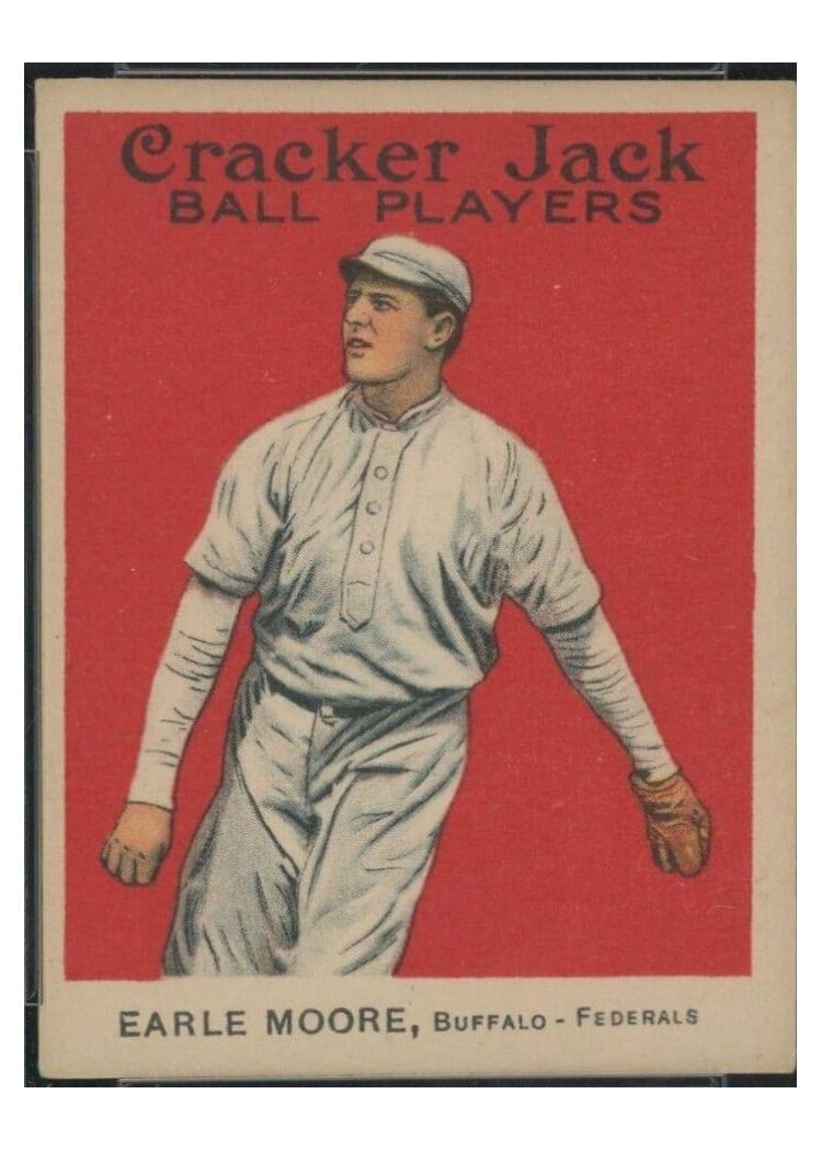 1915 Cracker Jack Earle Moore #124 card