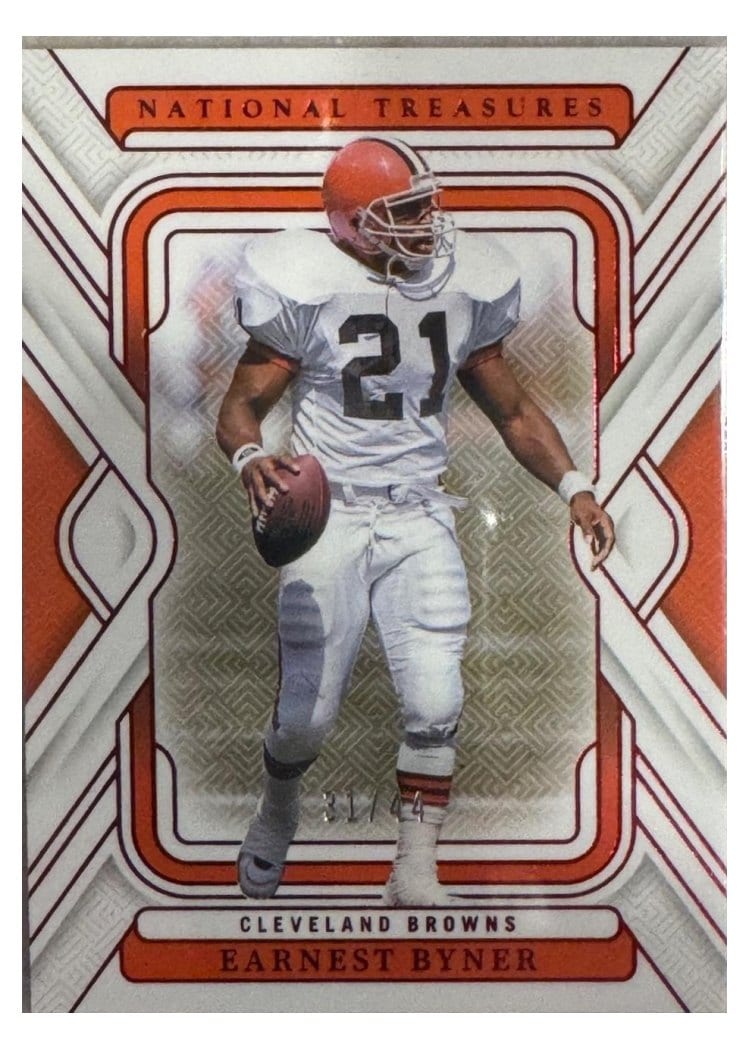 2024 Panini National Treasures Base Set Earnest Byner #25 card